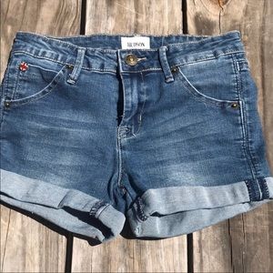 HUDSON GIRLS DENIM SHORTS